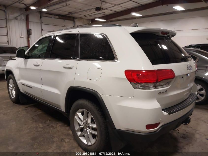 2017 Jeep Grand Cherokee Laredo 4X4 VIN: 1C4RJFAGXHC773085 Lot: 39801881