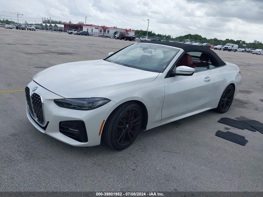2022 BMW 430I VIN: WBA23AT04NCH69298