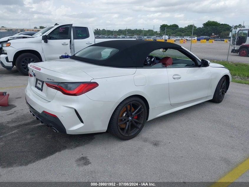 2022 BMW 430I VIN: WBA23AT04NCH69298
