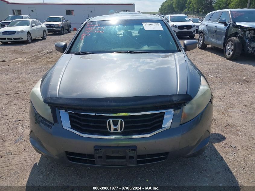 2010 Honda Accord 2.4 Ex-L VIN: 1HGCP2F81AA192236 Lot: 39801977