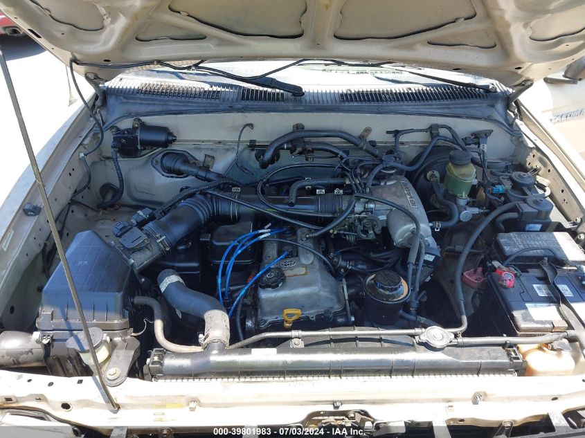 1998 Toyota Tacoma VIN: 4TANL42N1WZ007567 Lot: 39801983