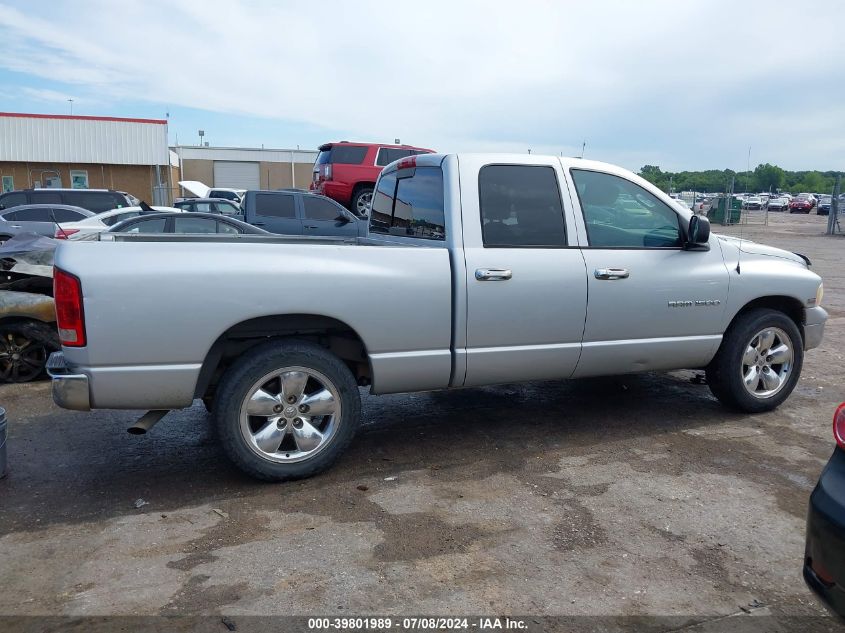 2005 Dodge Ram 1500 Slt/Laramie VIN: 1D7HA18D85S279695 Lot: 39801989