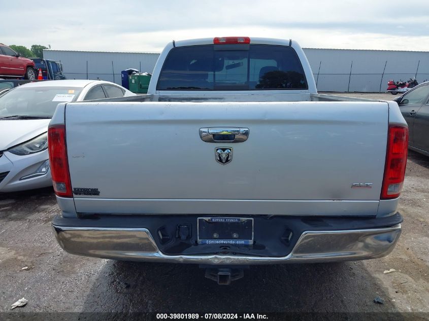 2005 Dodge Ram 1500 Slt/Laramie VIN: 1D7HA18D85S279695 Lot: 39801989