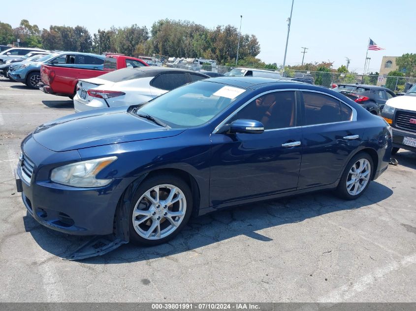 2014 Nissan Maxima 3.5 S/3.5 Sv VIN: 1N4AA5AP2EC485988 Lot: 39801991