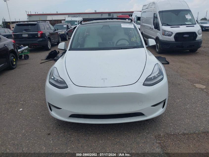 2021 Tesla Model Y Long Range Dual Motor All-Wheel Drive VIN: 5YJYGDEE8MF266500 Lot: 39802002