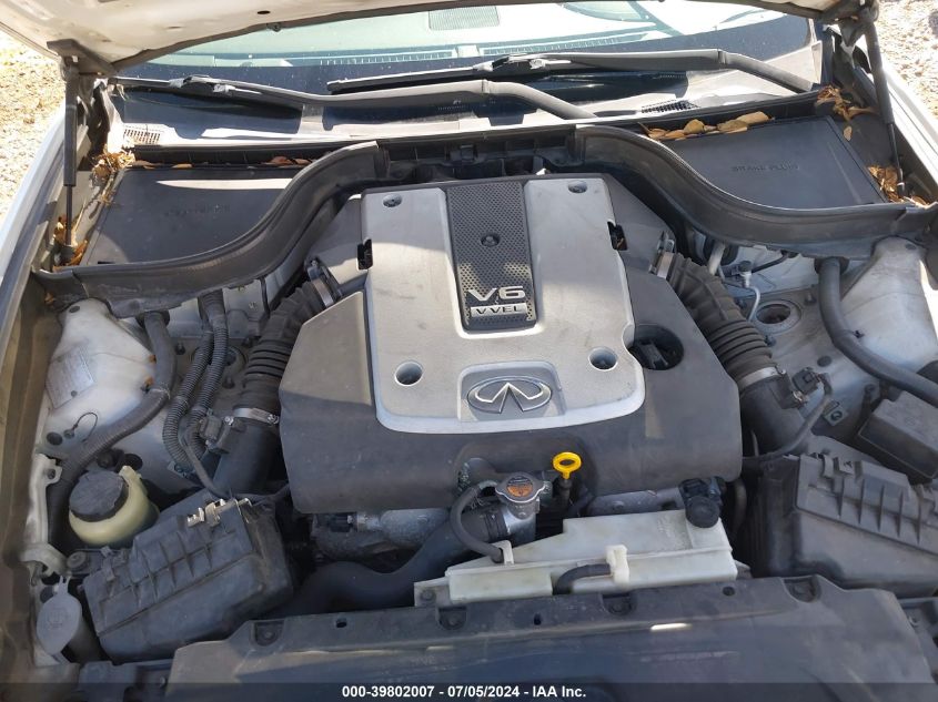 2010 Infiniti G37 Journey VIN: JN1CV6AP4AM204035 Lot: 39802007