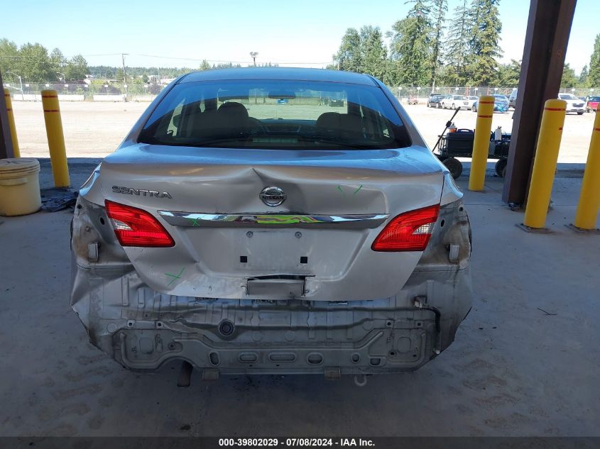 2018 Nissan Sentra S/Sv/Sr/Sl VIN: 3N1AB7AP1JY332753 Lot: 39802029