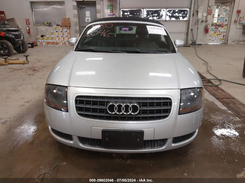 2005 Audi Tt 1.8L VIN: TRUTC28N051009062 Lot: 39802046