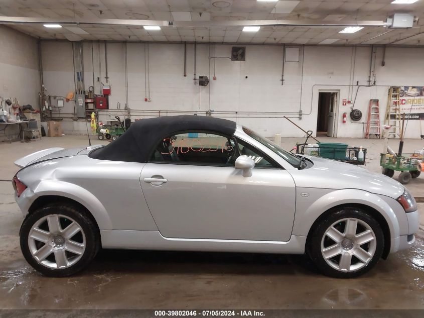 2005 Audi Tt 1.8L VIN: TRUTC28N051009062 Lot: 39802046