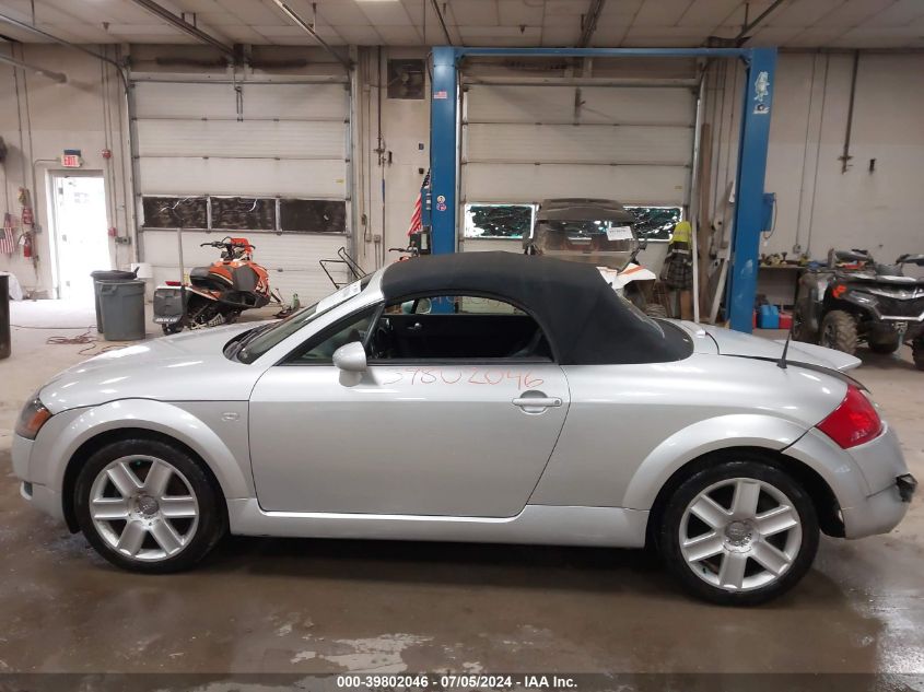 2005 Audi Tt 1.8L VIN: TRUTC28N051009062 Lot: 39802046