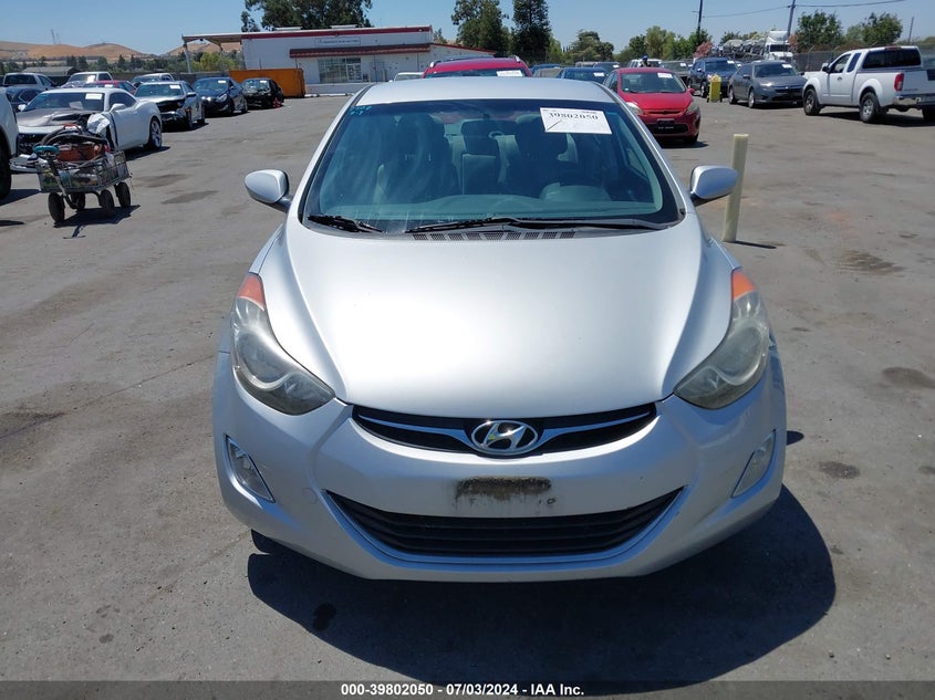 2012 Hyundai Elantra Gls VIN: 5NPDH4AE2CH077746 Lot: 39802050