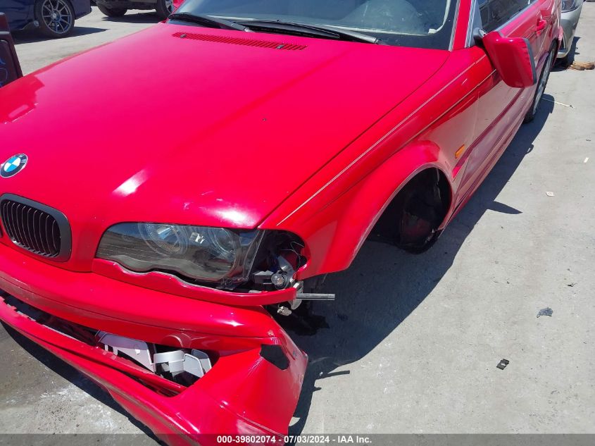 2001 BMW 330Ci VIN: WBABN53421JU36539 Lot: 39802074