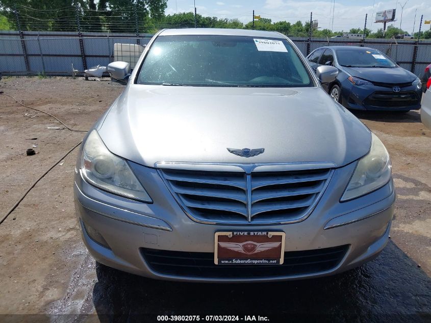 2010 Hyundai Genesis 3.8 VIN: KMHGC4DE1AU099775 Lot: 39802075