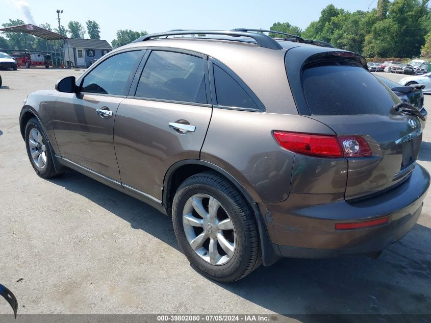 2005 Infiniti Fx35 VIN: JNRAS08W85X210111 Lot: 39802080