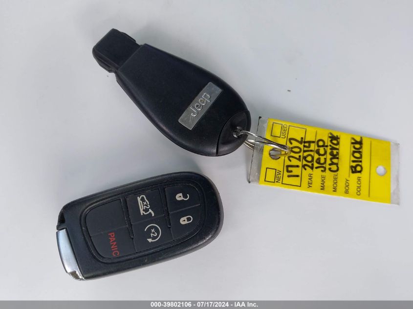 2014 Jeep Cherokee Latitude VIN: 1C4PJLCB3EW221185 Lot: 39802106