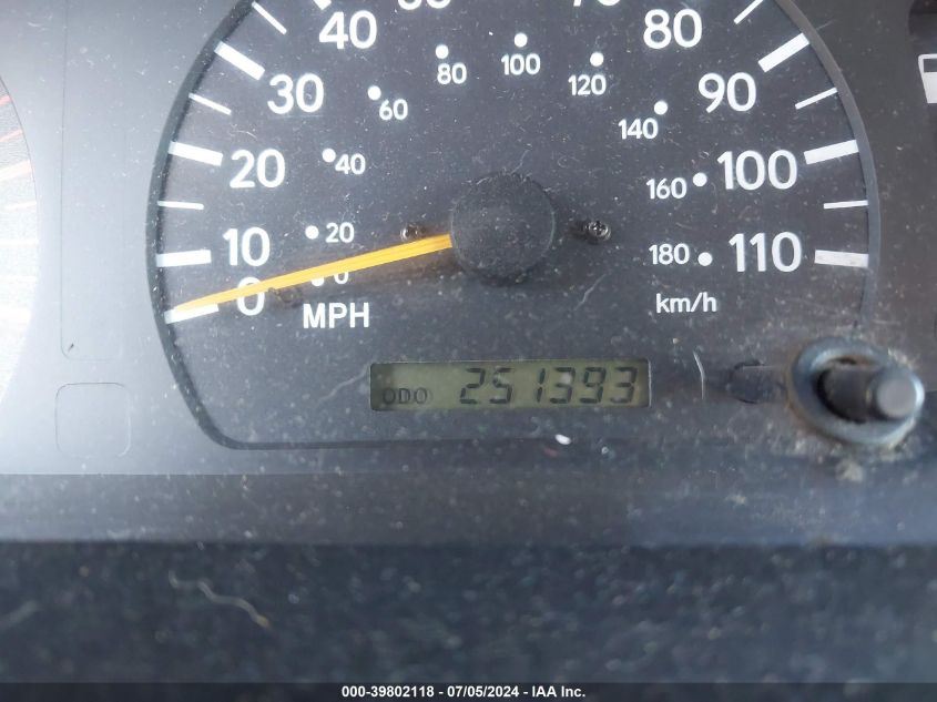 1998 Toyota Tacoma VIN: 4TAVL52N3WZ069123 Lot: 39802118