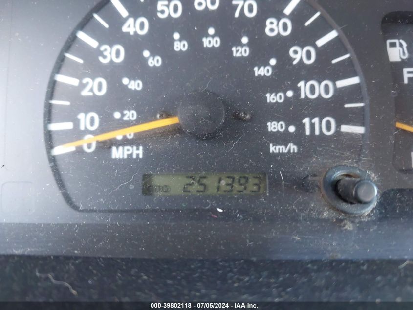 1998 Toyota Tacoma VIN: 4TAVL52N3WZ069123 Lot: 39802118