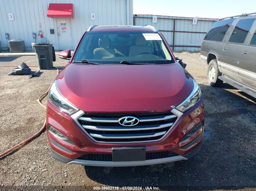 2017 Hyundai Tucson Sport VIN: KM8J3CA29HU530268 Lot: 39802119