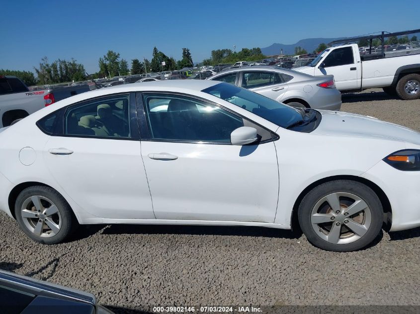 2015 Dodge Dart Sxt VIN: 1C3CDFBB0FD227505 Lot: 39802146