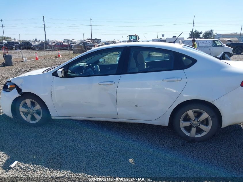 2015 Dodge Dart Sxt VIN: 1C3CDFBB0FD227505 Lot: 39802146