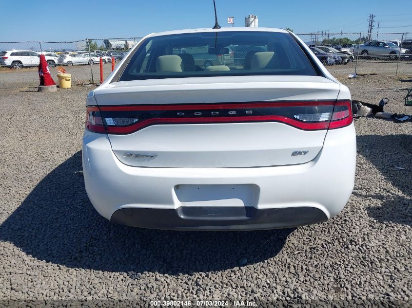 2015 Dodge Dart Sxt VIN: 1C3CDFBB0FD227505 Lot: 39802146