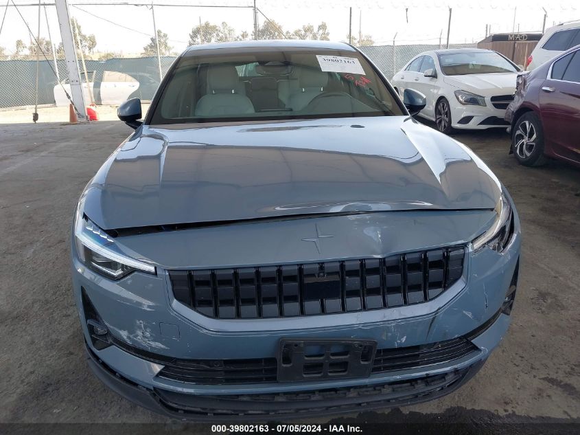 2022 Polestar 2 Long Range Dual Motor VIN: LPSED3KA4NL078068 Lot: 39802163