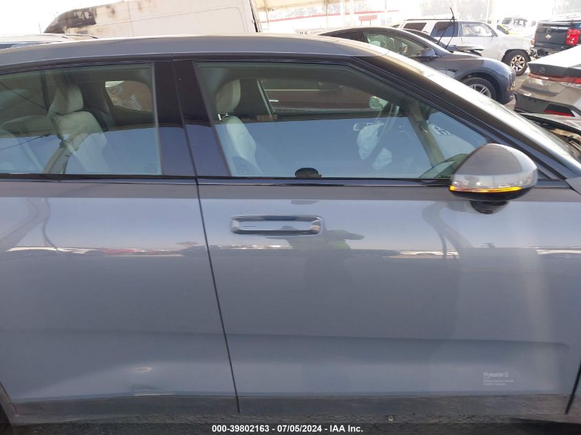 2022 Polestar 2 Long Range Dual Motor VIN: LPSED3KA4NL078068 Lot: 39802163