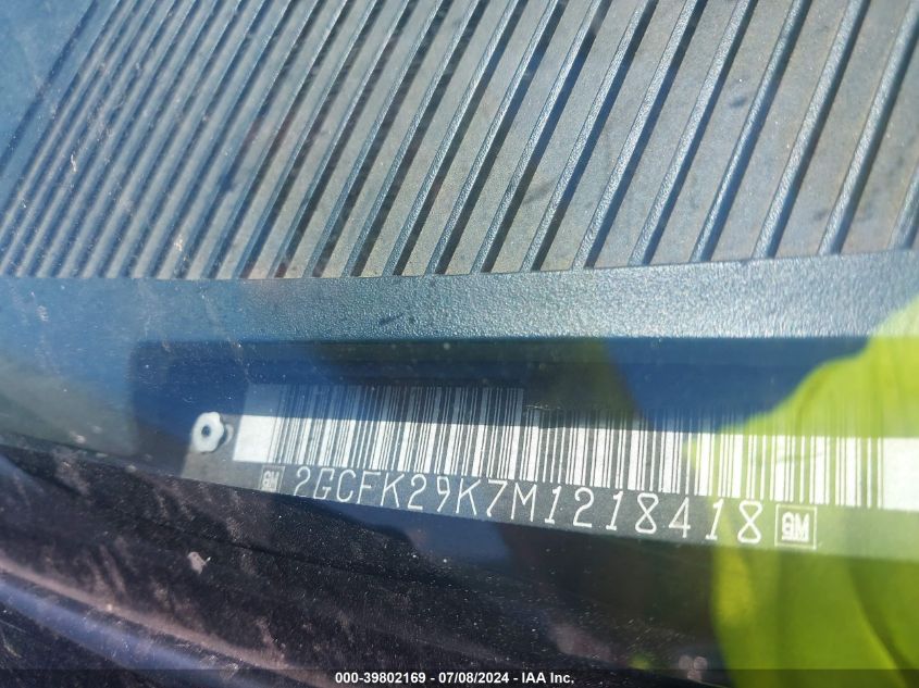 1991 Chevrolet Gmt-400 K2500 VIN: 2GCFK29K7M1218418 Lot: 39802169