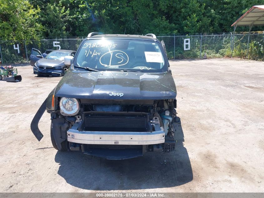 2016 Jeep Renegade Limited VIN: ZACCJADT4GPC91708 Lot: 39802175