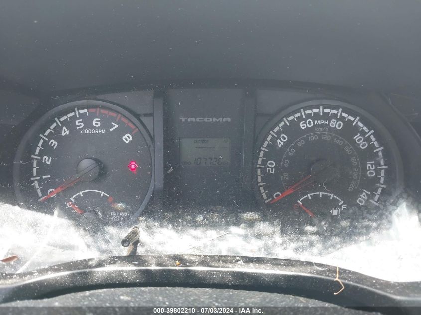 2016 Toyota Tacoma Sr VIN: 5TFRX5GN9GX073161 Lot: 39802210