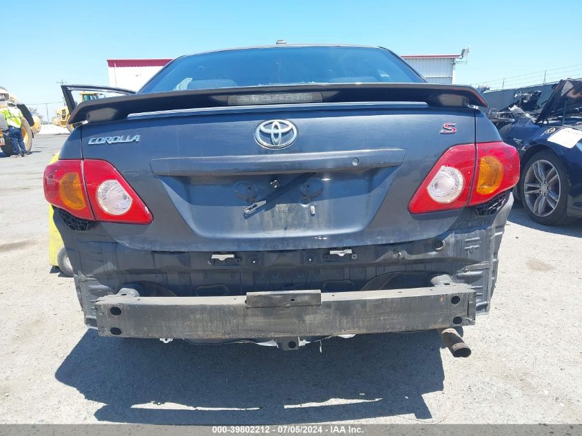 2009 Toyota Corolla S VIN: 1NXBU40E39Z098765 Lot: 39802212
