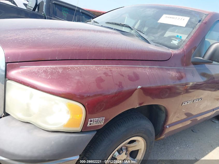 2002 Dodge Ram 1500 VIN: 3D7HA18N32G174865 Lot: 39802221