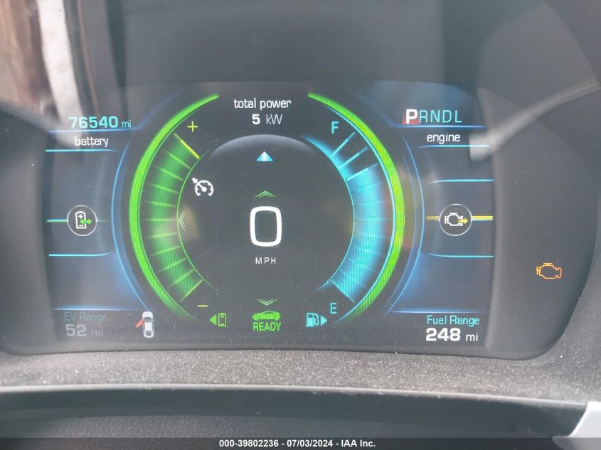 2017 CHEVROLET VOLT LT - 1G1RA6S53HU170480