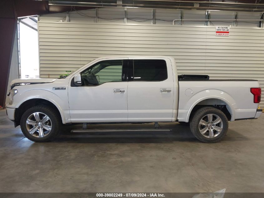 2019 FORD F-150 LIMITED - 1FTEW1EG6KFC96061