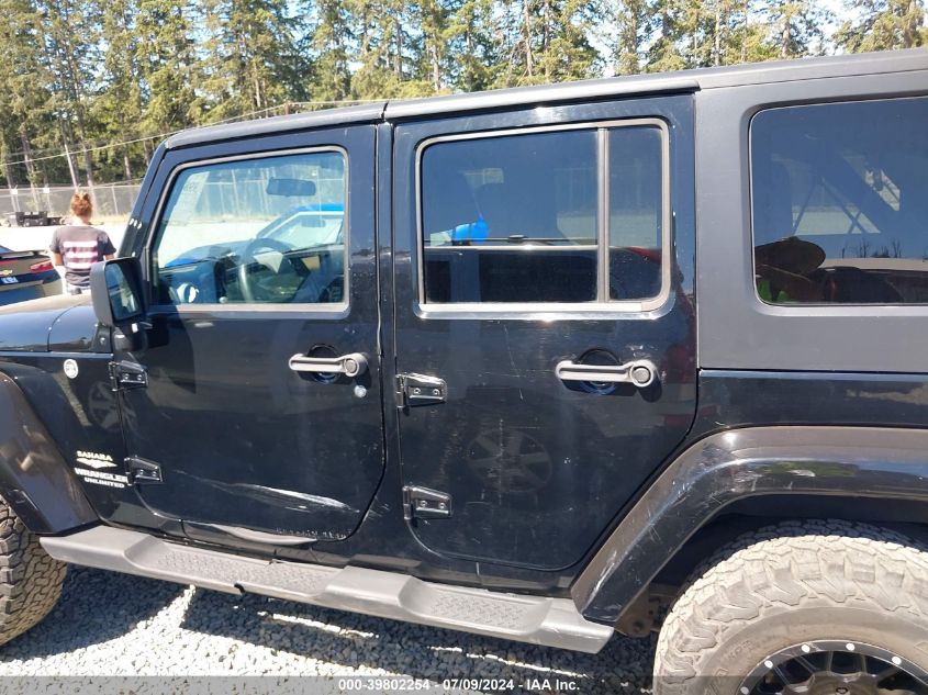 2008 Jeep Wrangler Unlimited Sahara VIN: 1J4GA59148L537124 Lot: 39802254