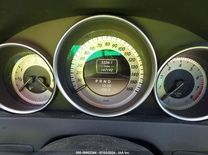 2012 Mercedes-Benz C 250 VIN: WDDGF4HB4CR220712 Lot: 39802264