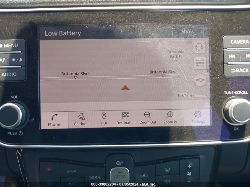 2022 Nissan Leaf Sv 40 Kwh VIN: 1N4AZ1CV5NC556002 Lot: 39802284