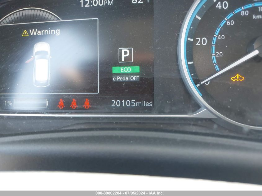 2022 Nissan Leaf Sv 40 Kwh VIN: 1N4AZ1CV5NC556002 Lot: 39802284