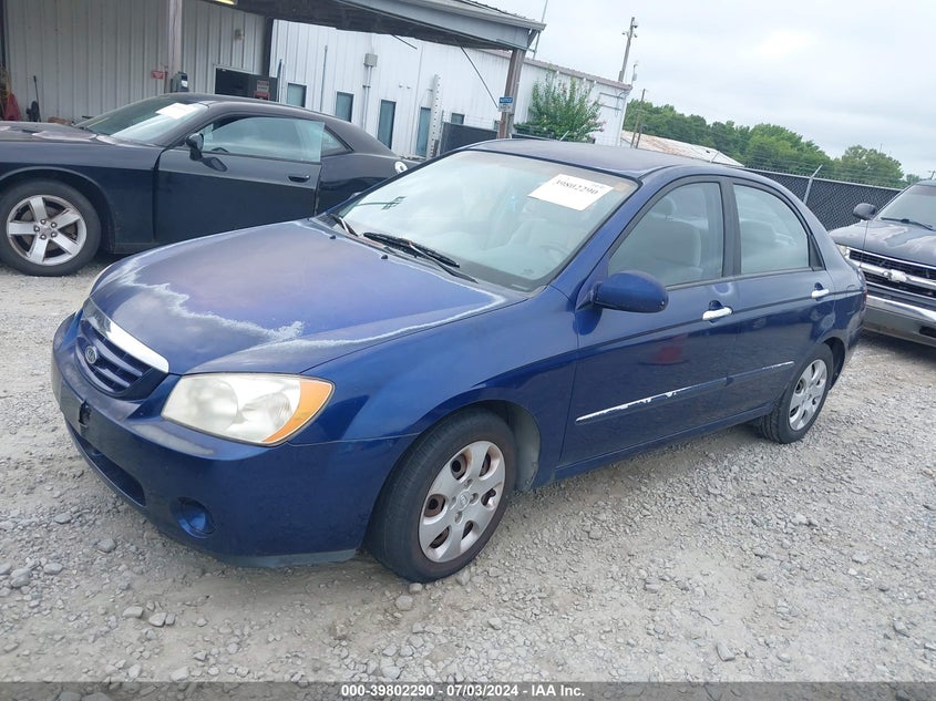 2006 Kia Spectra Ex/Lx/Sx VIN: KNAFE121765371611 Lot: 39802290