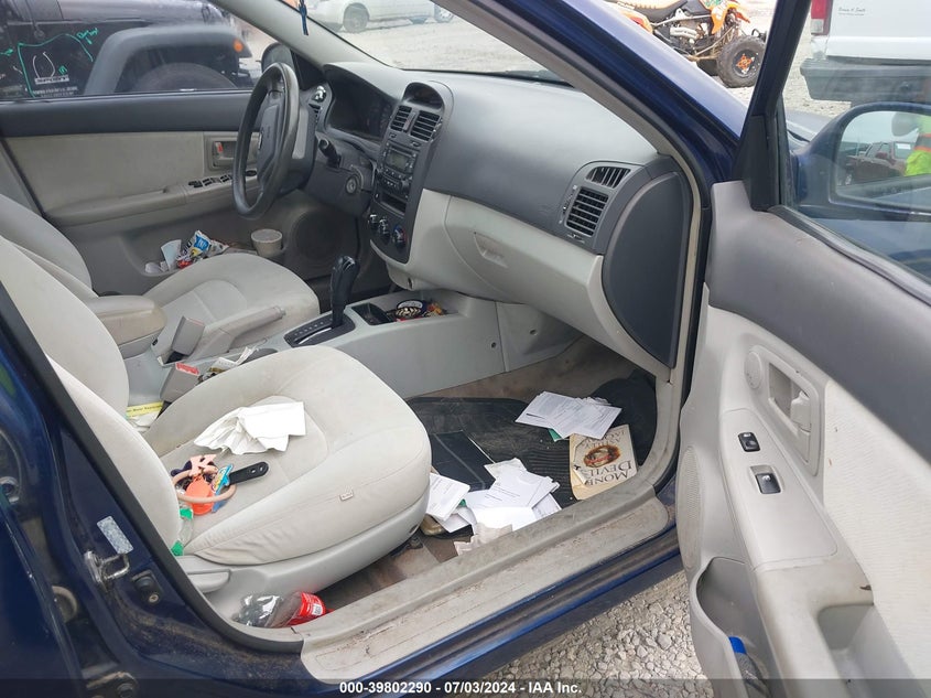 2006 Kia Spectra Ex/Lx/Sx VIN: KNAFE121765371611 Lot: 39802290