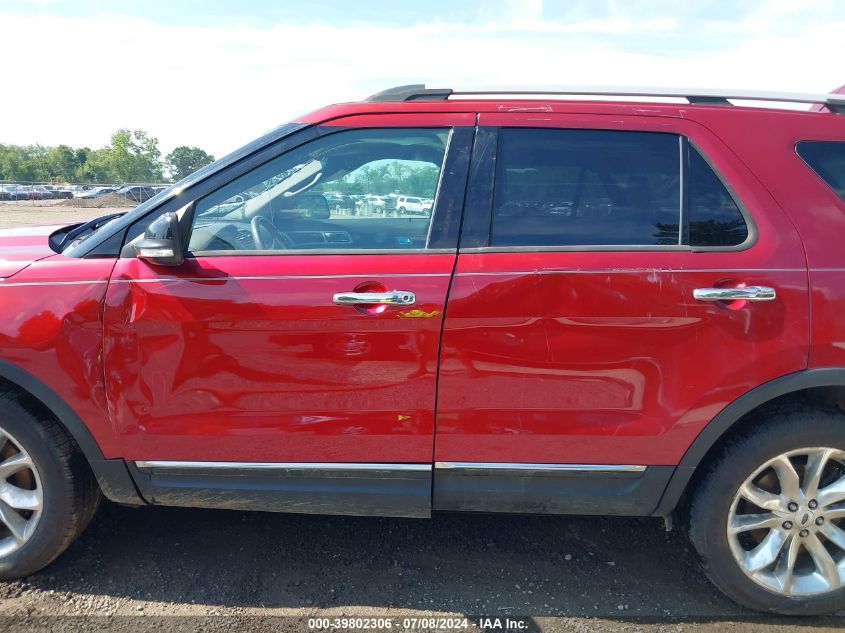 2014 Ford Explorer Xlt VIN: 1FM5K8D81EGB62213 Lot: 39802306