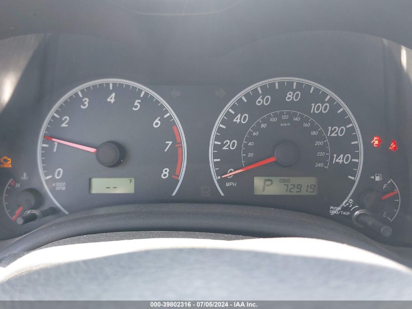 2009 Toyota Corolla S VIN: 1NXBU40E49Z104217 Lot: 39802316