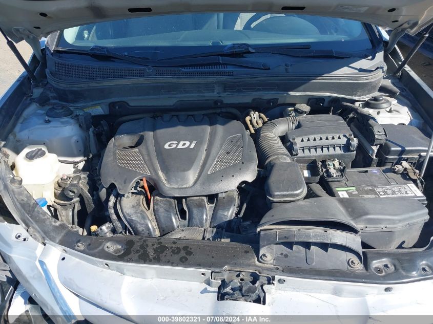 2012 Hyundai Sonata Gls VIN: 5NPEB4AC6CH313660 Lot: 39802321