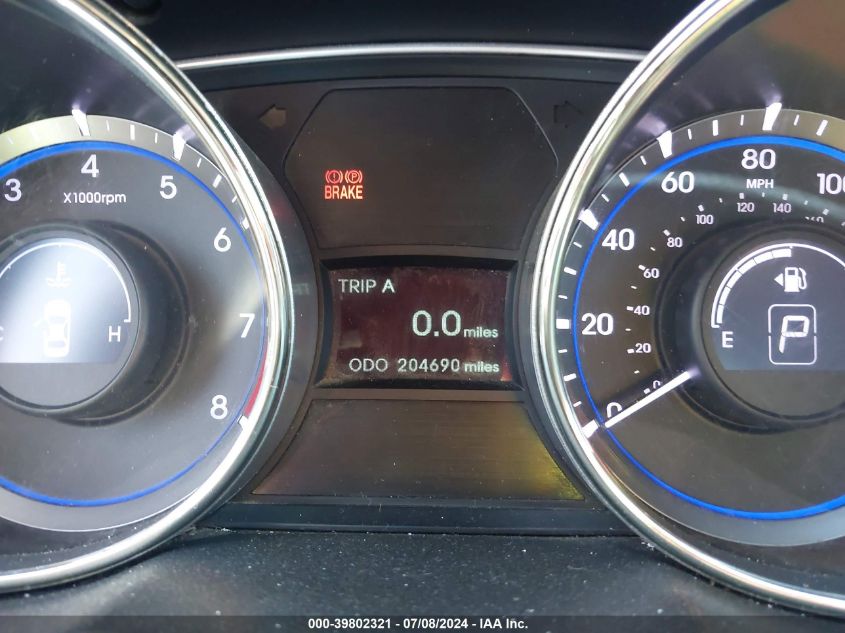 2012 Hyundai Sonata Gls VIN: 5NPEB4AC6CH313660 Lot: 39802321