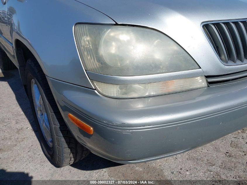 1999 Lexus Rx 300 VIN: JT6HF10U1X0092876 Lot: 39802327