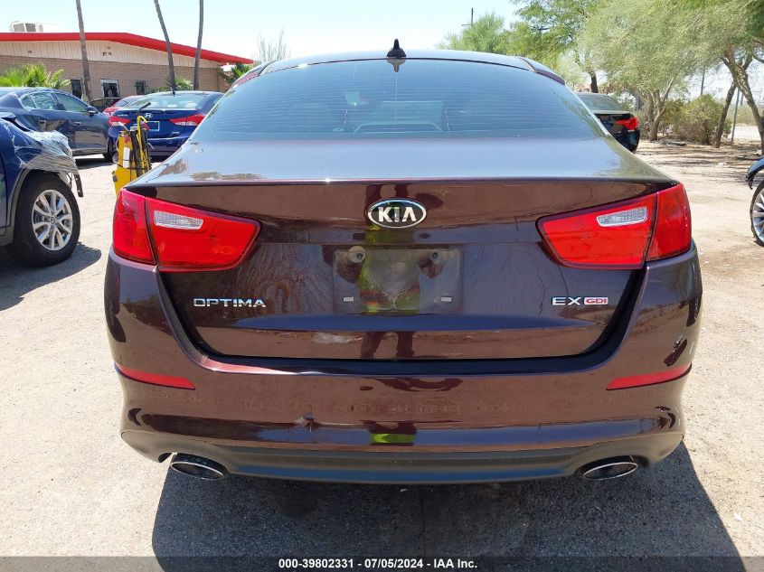 2015 Kia Optima Ex VIN: 5XXGN4A79FG455570 Lot: 39802331