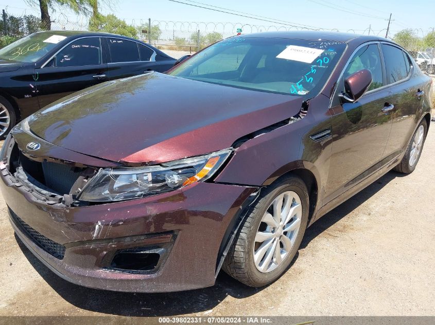 2015 Kia Optima Ex VIN: 5XXGN4A79FG455570 Lot: 39802331