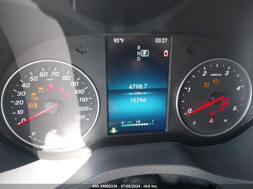 2022 Mercedes-Benz Sprinter 2500 Standard Roof V6 VIN: W1Z4EFHY4NP511099 Lot: 39802336