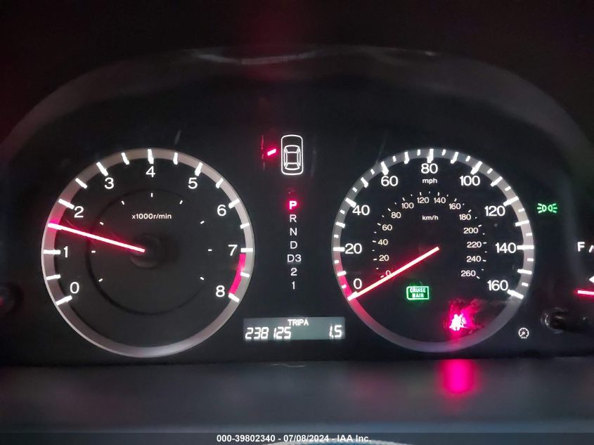 2010 Honda Accord 2.4 Ex-L VIN: 1HGCP2F87AA192645 Lot: 39802340