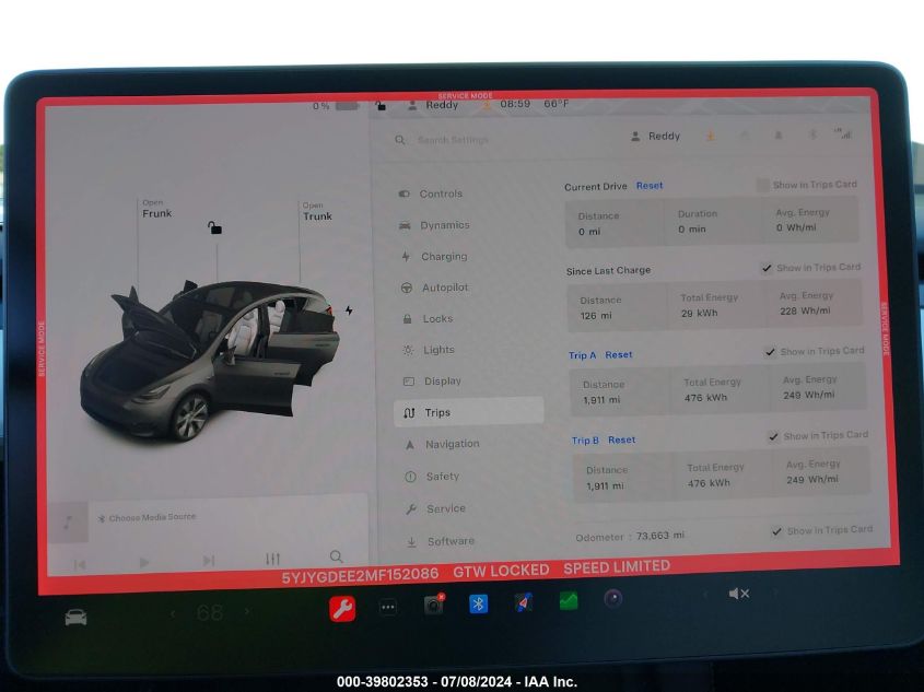 5YJYGDEE2MF152086 2021 TESLA MODEL Y - Image 17